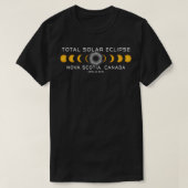 Nova Scotia Canada Solar Eclipse 2024 April 8 T-Shirt (Design vorne)