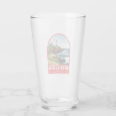 Nova Scotia Canada Travel Art Vintag Glas (Rückseite)
