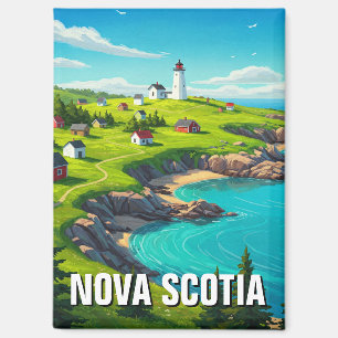 Nova Scotia Canada Travel Magnet