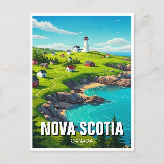 Nova Scotia Canada Travel Postkarte (Vorderseite)