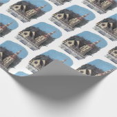 Nova Scotia Church inspirierte Wrapping Paper Geschenkpapier (Ecke)