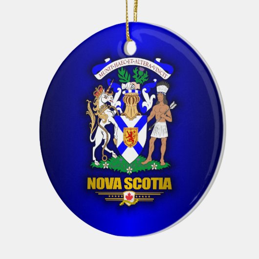 Nova Scotia COA Keramikornament (Links)