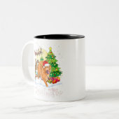 Nova scotia duck mautpflichtig retour fröhliche We Zweifarbige Tasse (Vorderseite Links)