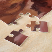 Nova Scotia Duck Terrier im Herbst Leaves Fall Puzzle (Seite)