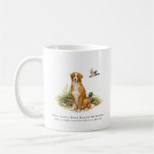 Nova Scotia Duck Toller Dog & Breed Quote Kaffeetasse (Links)