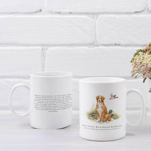 Nova Scotia Duck Toller Dog & Breed Quote Kaffeetasse