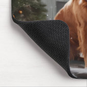 Nova Scotia Duck Toller Dog Schnee Weihnachten Mousepad (Ecke)