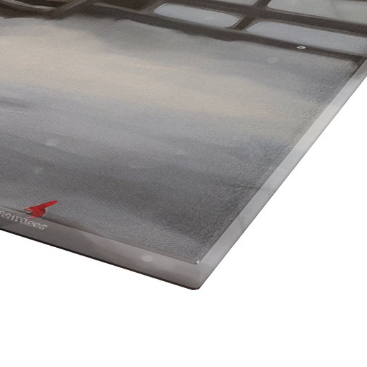 Nova Scotia Duck Toller Dog Schnee Weihnachten Schneidebrett (Ecke)