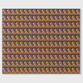 Nova Scotia Duck Toller Halloween HexenkPumpkin Geschenkpapier (Flach)