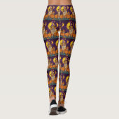 Nova Scotia Duck Toller Halloween HexenkPumpkin Leggings (Rückseite)
