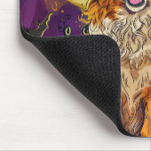 Nova Scotia Duck Toller Halloween HexenkPumpkin Mousepad (Ecke)