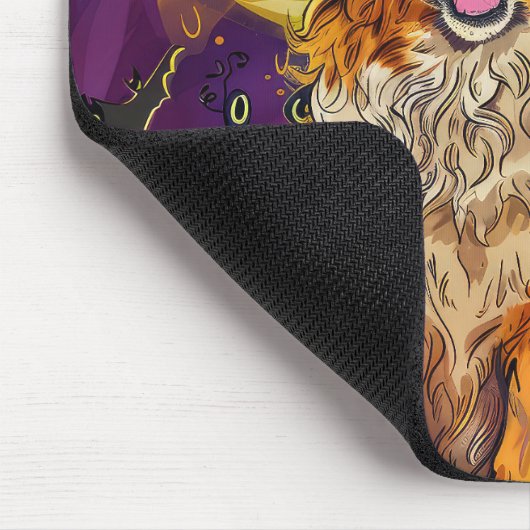 Nova Scotia Duck Toller Halloween HexenkPumpkin Mousepad (Ecke)