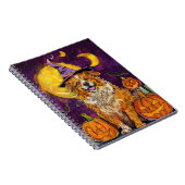 Nova Scotia Duck Toller Halloween HexenkPumpkin Notizblock (Rechte Seite)