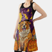 Nova Scotia Duck Toller Halloween HexenkPumpkin Schürze (InSitu)