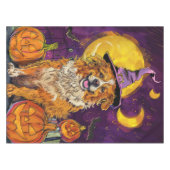 Nova Scotia Duck Toller Halloween HexenkPumpkin Tischdecke (Vorderseite (Horizontal))