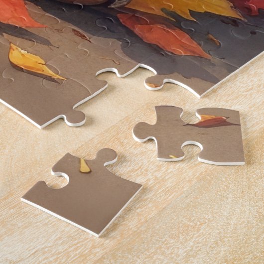 Nova Scotia Duck Toller Herbstleaves Erntedank Puzzle (Seite)