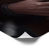 Nova Scotia Duck Toller mit dem Weihnachtsmann fei Poster (Ecke)