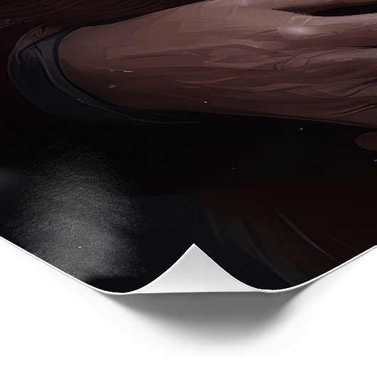 Nova Scotia Duck Toller mit dem Weihnachtsmann fei Poster (Ecke)