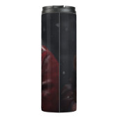 Nova Scotia Duck Toller mit dem Weihnachtsmann fei Thermosbecher (Rückseite)