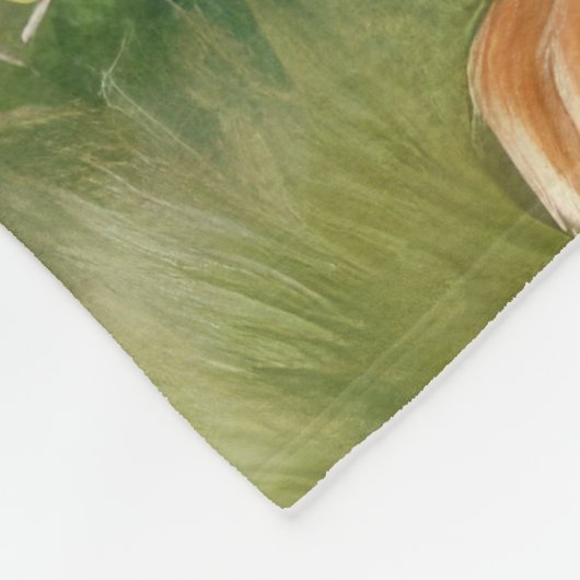 Nova Scotia Duck Toller mit Ostereiern Urlaub Fleecedecke (Ecke)