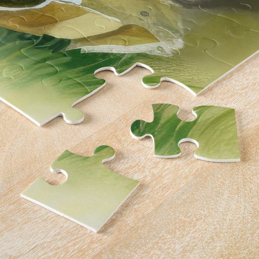 Nova Scotia Duck Toller mit Ostereiern Urlaub Puzzle (Seite)