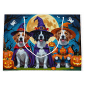 Nova Scotia Duck Toller Pumpkin Halloween Funny Große Geschenktüte (Vorderseite)