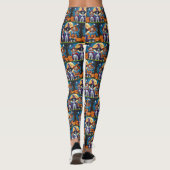 Nova Scotia Duck Toller Pumpkin Halloween Funny Leggings (Rückseite)