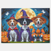 Nova Scotia Duck Toller Pumpkin Halloween Funny Magnet (Vorderseite)