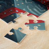 Nova Scotia Duck Toller Weihnachtsgeschenke Feuerp Puzzle (Seite)