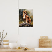 Nova Scotia Duck Tolling Retrieve Dog Art Poster (Küche)