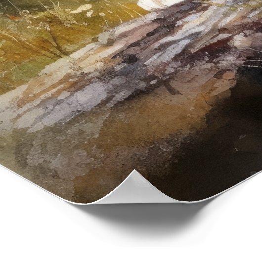 Nova Scotia Duck Tolling Retrieve Dog Art Poster (Ecke)