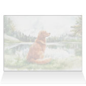 Nova Scotia Duck Tolling Retriever - 5" x 7" Karte (Innenansicht Horizontal (Oben))