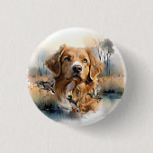 Nova Scotia Duck Tolling Retriever, Art Button (Vorderseite)
