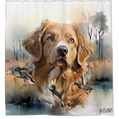 Nova Scotia Duck Tolling Retriever, Art Duschvorhang (Vorderseite)