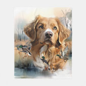 Nova Scotia Duck Tolling Retriever, Art Fleecedecke (Vorderseite)
