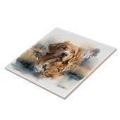 Nova Scotia Duck Tolling Retriever, Art Fliese (Seite)
