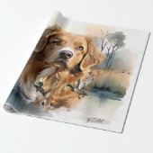 Nova Scotia Duck Tolling Retriever, Art Geschenkpapier (Ungerollt)