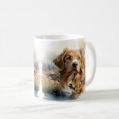 Nova Scotia Duck Tolling Retriever, Art Kaffeetasse (VorderseiteRechts)