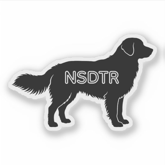 Nova Scotia Duck Tolling Retriever Aufkleber (Vorderseite)