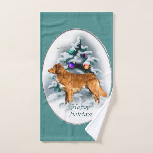 Nova Scotia Duck Tolling Retriever Badhandtuch Set (Handtuch)