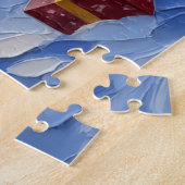 Nova Scotia Duck Tolling Retriever Christmas Boat Puzzle (Seite)