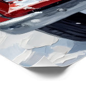 Nova Scotia Duck Tolling Retriever Christmas Red Poster (Ecke)