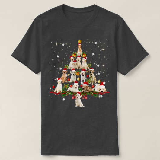 Nova Scotia Duck Tolling Retriever Christmas Tree T-Shirt (Design vorne)
