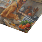 Nova Scotia Duck Tolling Retriever Cooking  Schneidebrett (Ecke)