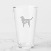 Nova Scotia Duck Tolling Retriever Custom Toller Glas (Rückseite)