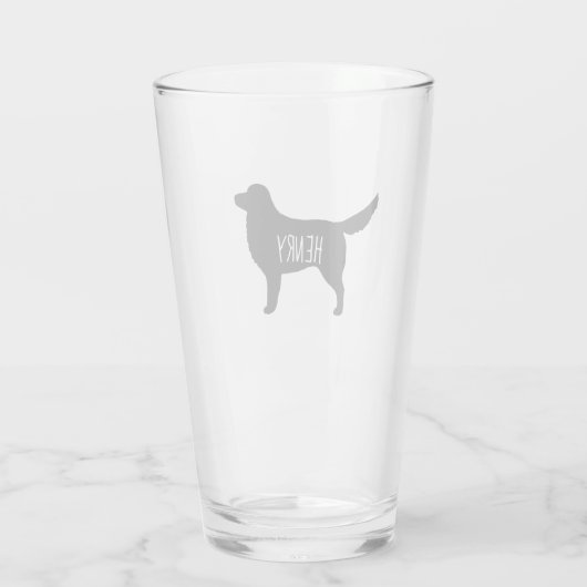 Nova Scotia Duck Tolling Retriever Custom Toller Glas (Rückseite)