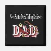 NOVA SCOTIA DUCK Tolling Retriever dad Magnet (Vorne)