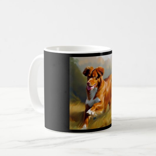 Nova Scotia Duck-Tolling Retriever Dog Kaffeetasse (Vorderseite Links)