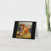 Nova Scotia Duck-Tolling Retriever Dog Karte (Vorderseite)