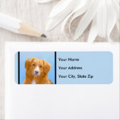 Nova Scotia Duck Tolling Retriever Dog Painting (Insitu)